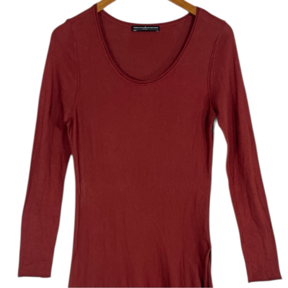 Peruvian Connection Long Sleeve Asymmetrical Hem … - image 4